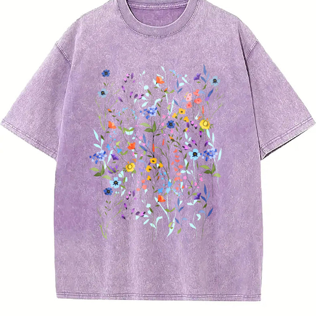 Pressed Flowers Vintage Washed T-Shirt product image 6
