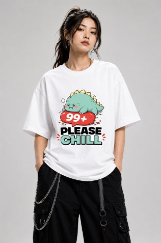 99 Plus Please Chill - Cute Dinosaur Notification Overload product image 1