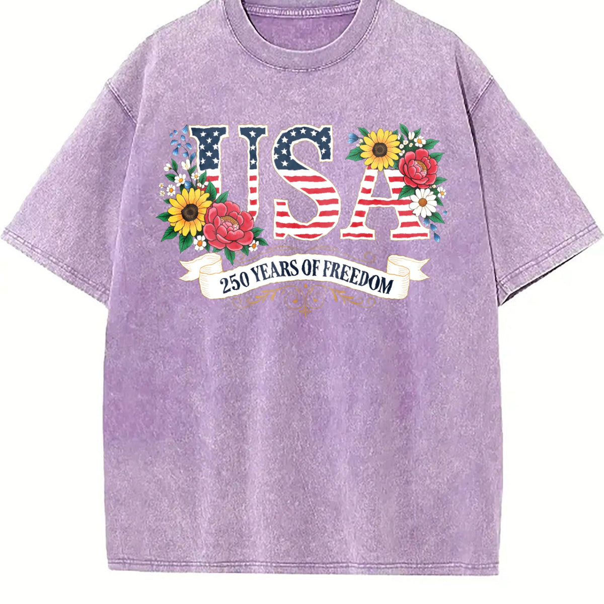 250th Anniversary United States Flowers Vintage Washed product image 6