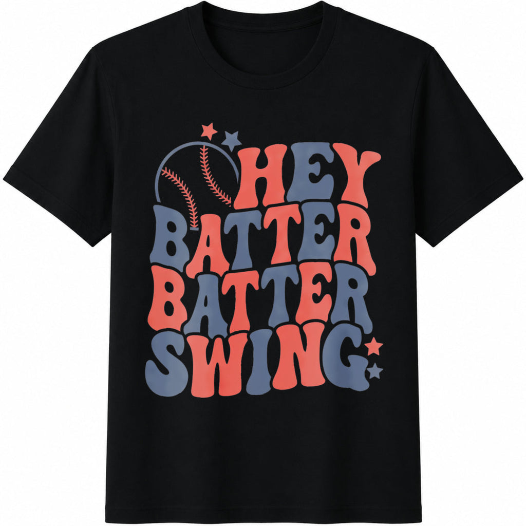 Hey Batter Swing Cotton T-Shirt product image 1