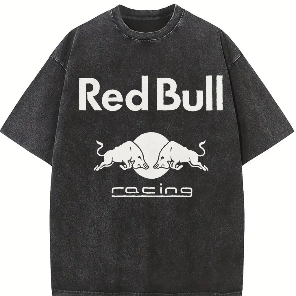 Black White Racing Best Vintage Washed T-Shirt product image 2