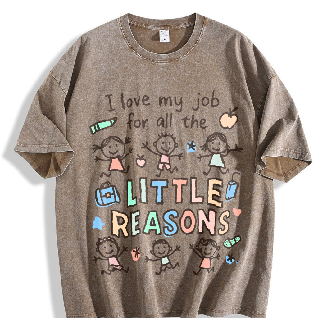 I Love My Job For All The Little Reasons Teacher Vintage product image 3