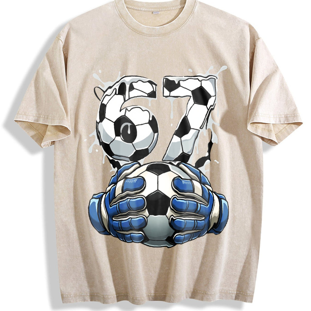 Global Soccer Fan Vintage Washed T-Shirt product image 1