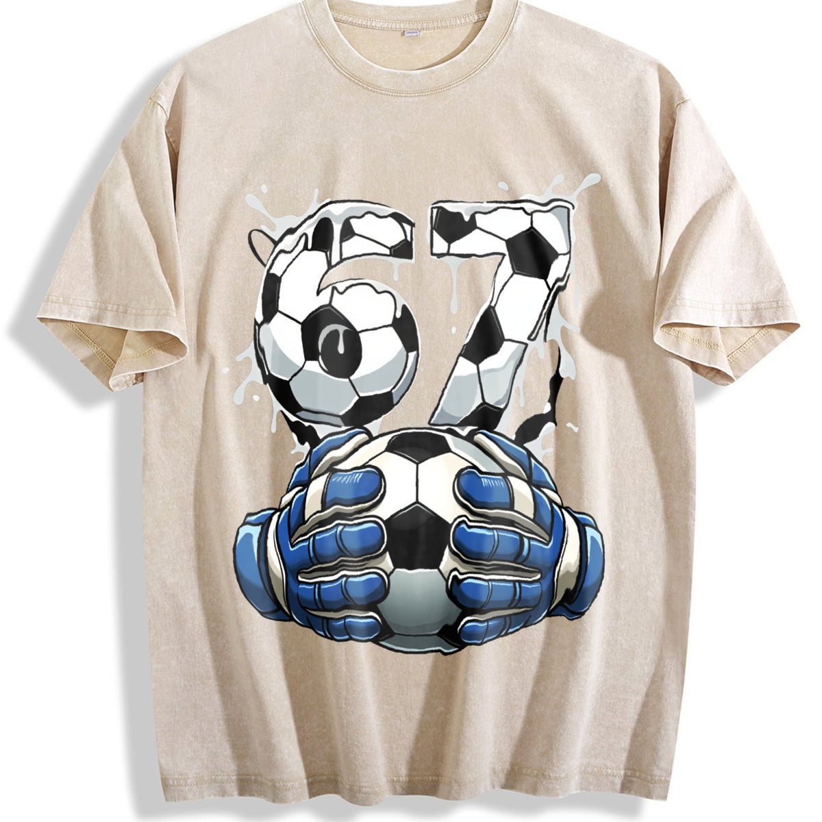 Global Soccer Fan Vintage Washed T-Shirt product image 1