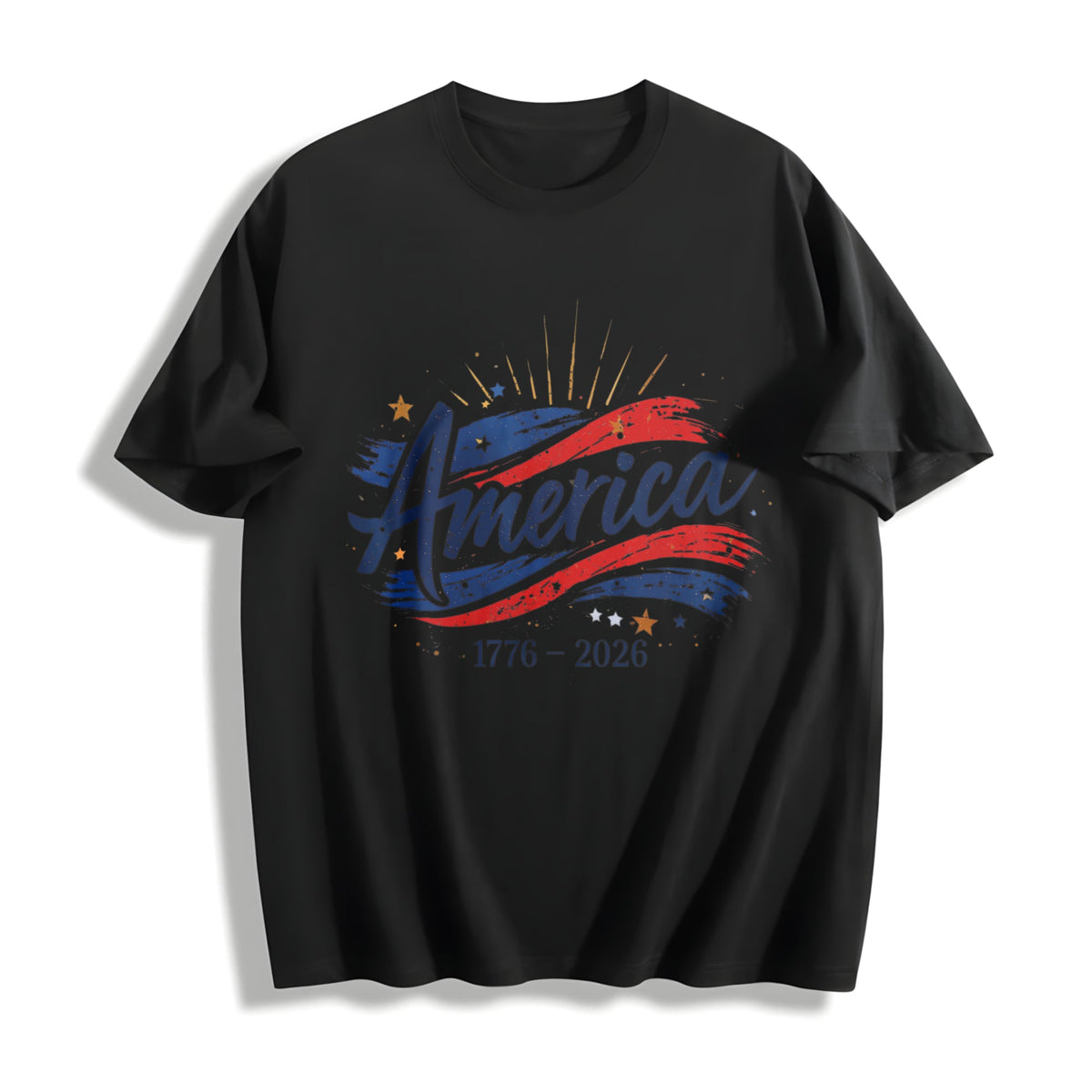 USA Flag America 250th Anniversary Cotton T-Shirt product image 1