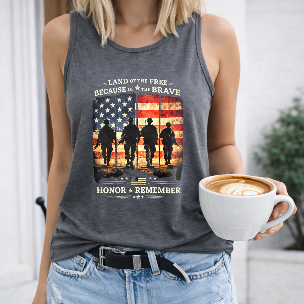 Land Of The Free Women's Tank Top