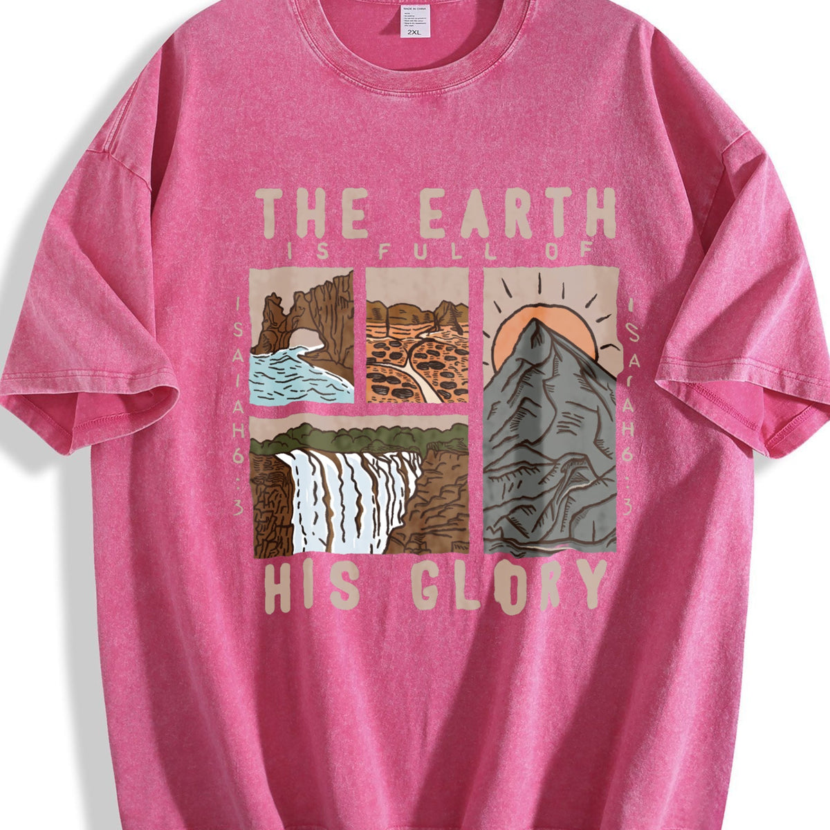 Earth His Glory Vintage Washed T-Shirt product image 7