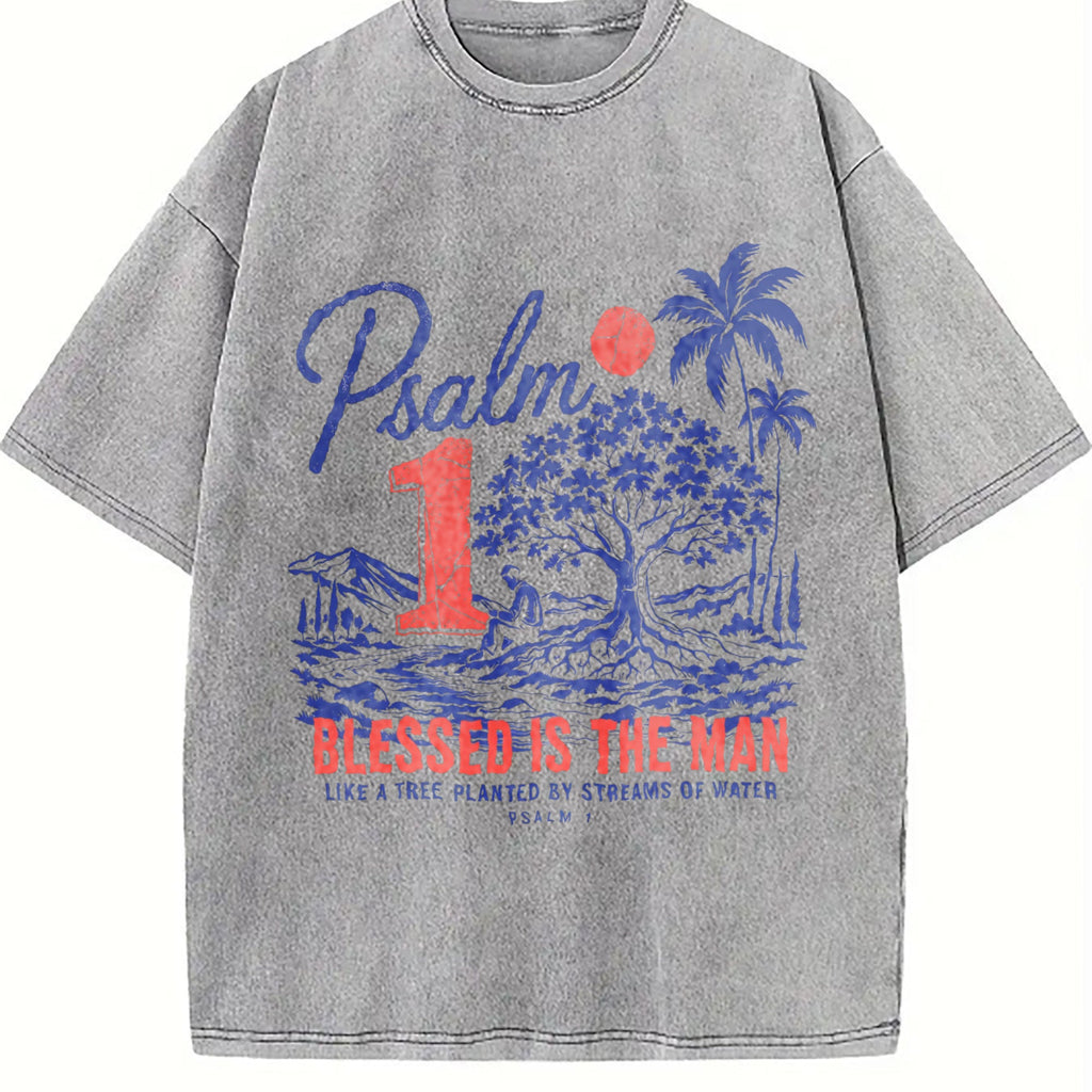 Psalm 1 Blessed Is The Man Christian Faith Tree Nature product image 5