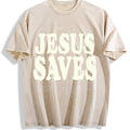 Jesus Saves Vintage Washed T-Shirt product image 1