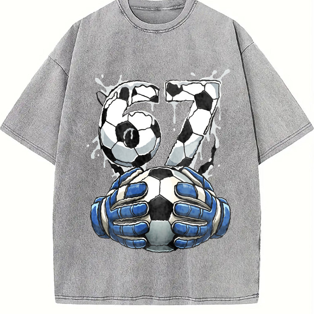 Global Soccer Fan Vintage Washed T-Shirt product image 5