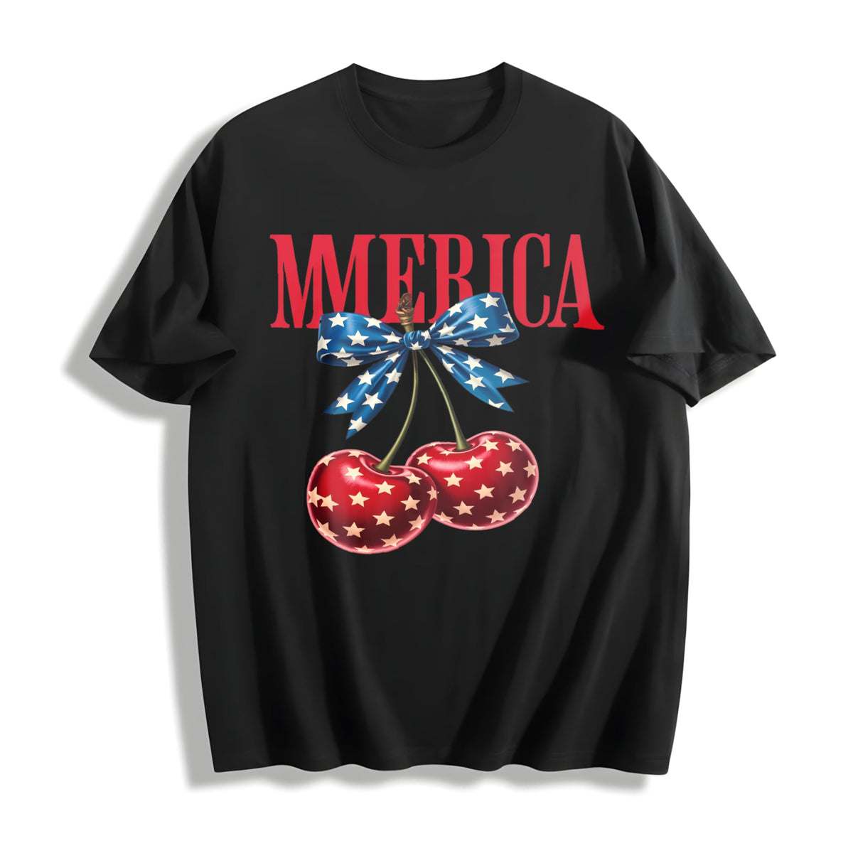 America Cherries Cotton T-Shirt product image 1