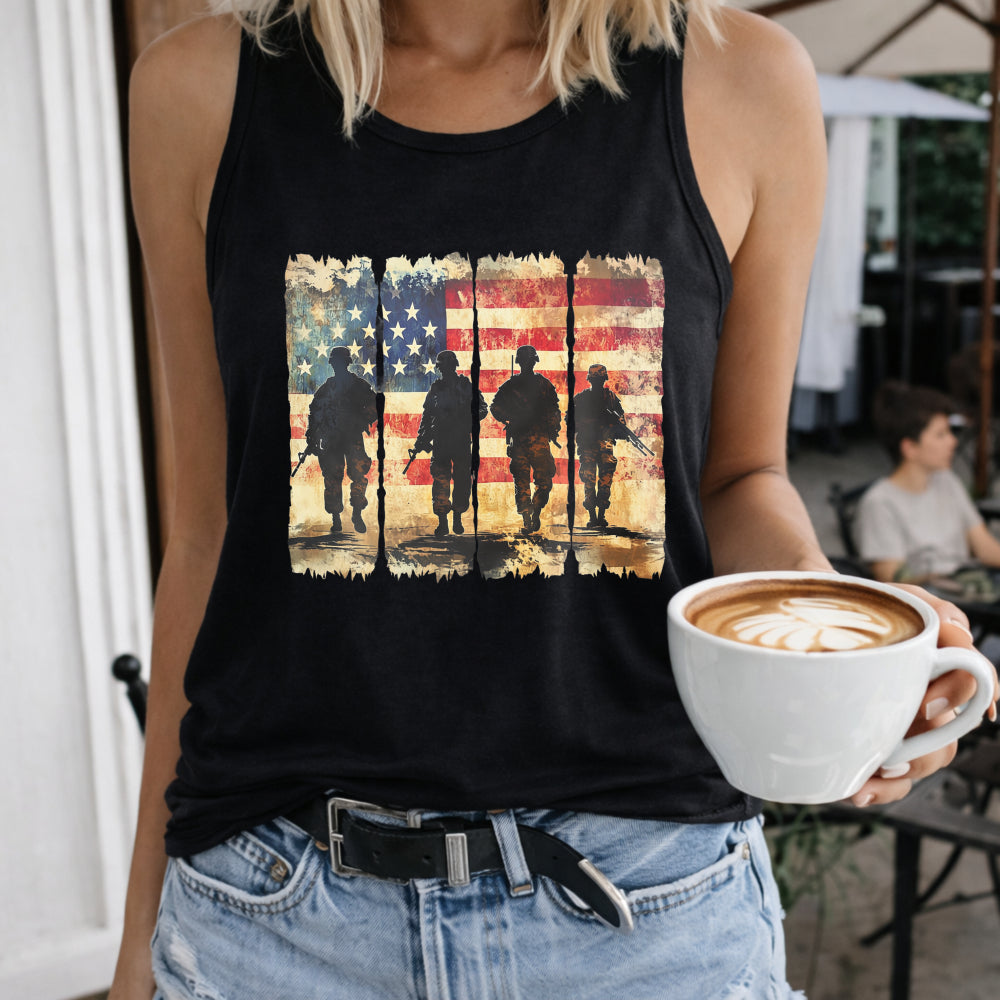 Land Of The Free Women's Tank Top