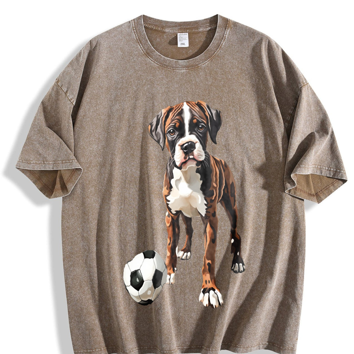 Global Soccer Fan Vintage Washed T-Shirt product image 3