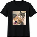 Funny Cat Meme Cotton T-Shirt product image 1