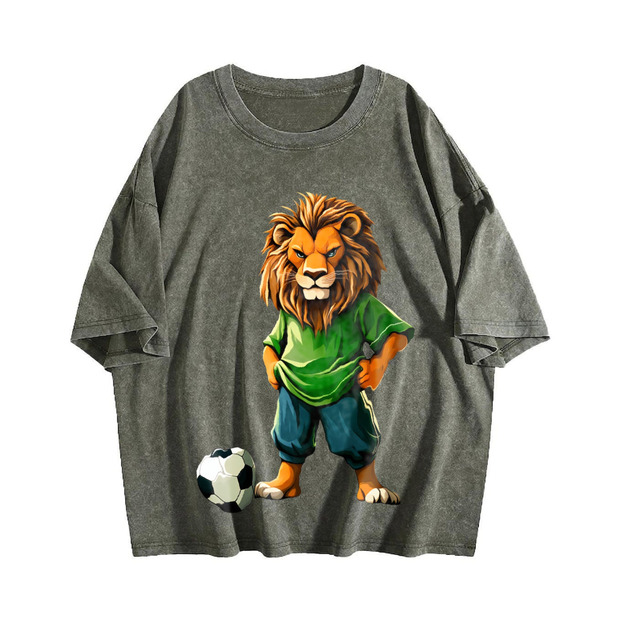 Global Soccer Fan Vintage Washed T-Shirt product image 4
