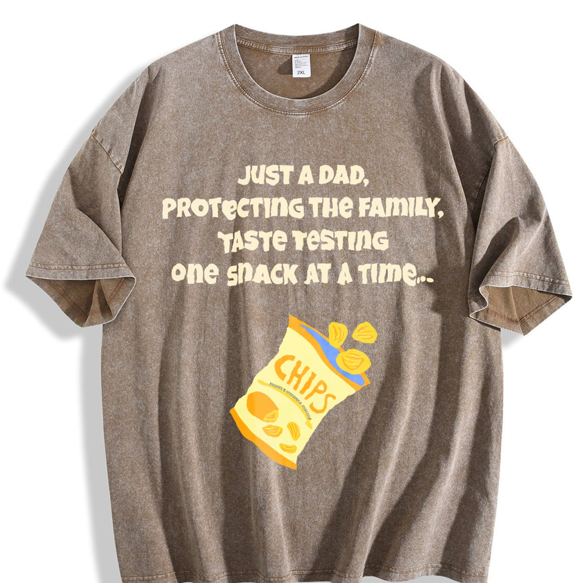 Funny Dad Vintage Washed T-Shirt product image 3