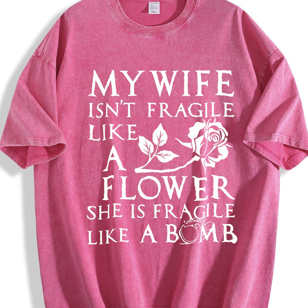 My Spouse Isn't Delicate Like A Flower Vintage Washed product image 7