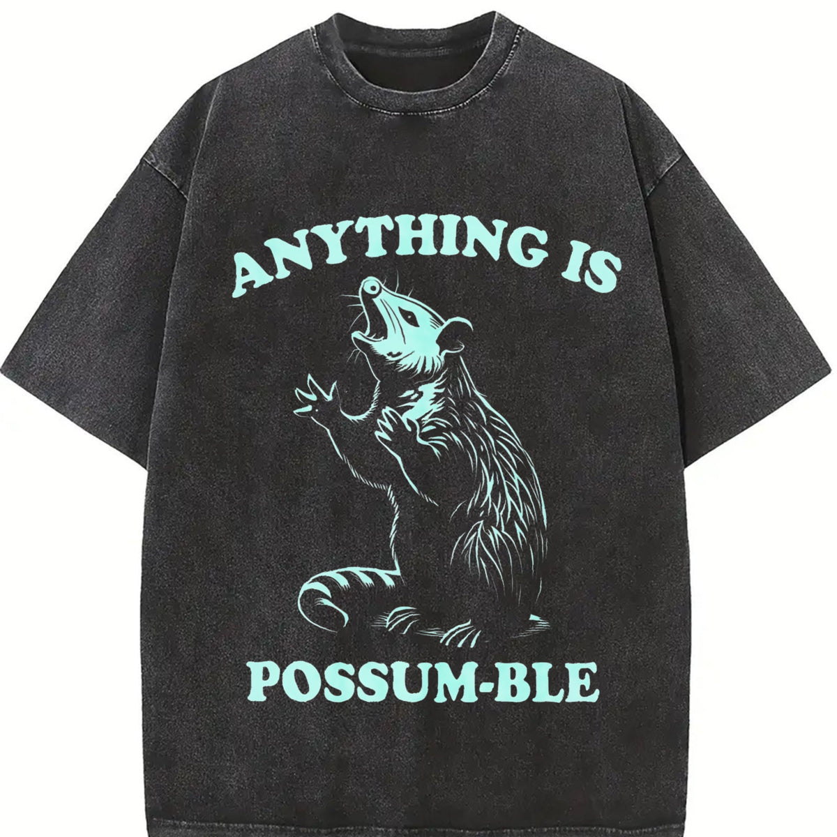 Funny Possum 90s Vintage Washed T-Shirt product image 2