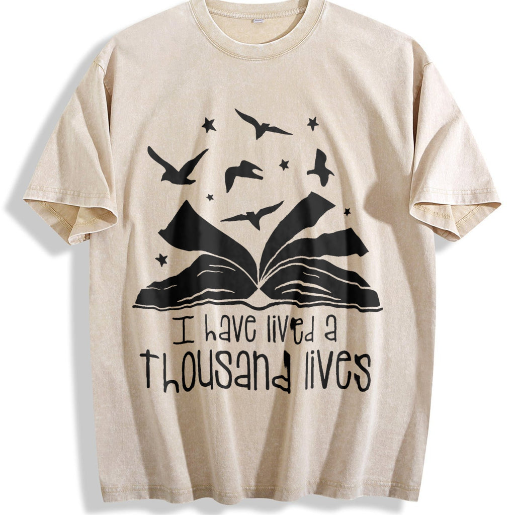 I Have Lived A Thousand Lives Vintage Washed T-Shirt product image 1