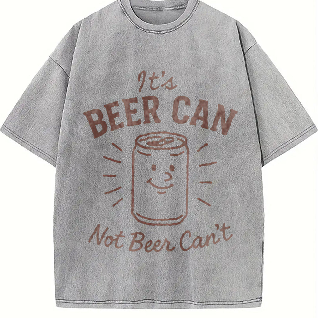 It's Beer Can Not Can't Vintage Washed T-Shirt product image 5