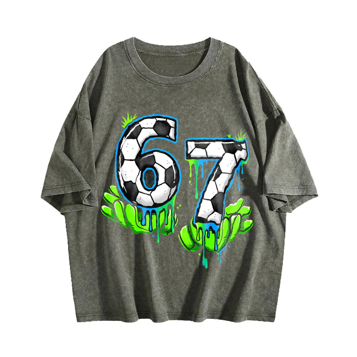 Global Soccer Fan Vintage Washed T-Shirt product image 4