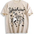 Yeehaw Cowgirl Rodeo Vintage Washed T-Shirt product image 1