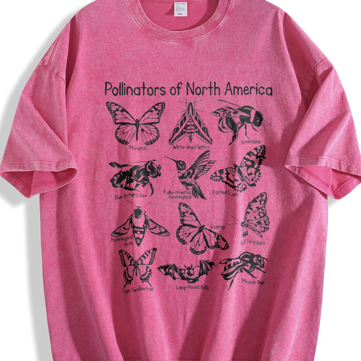 Pollinators Of North America Vintage Washed T-Shirt product image 7