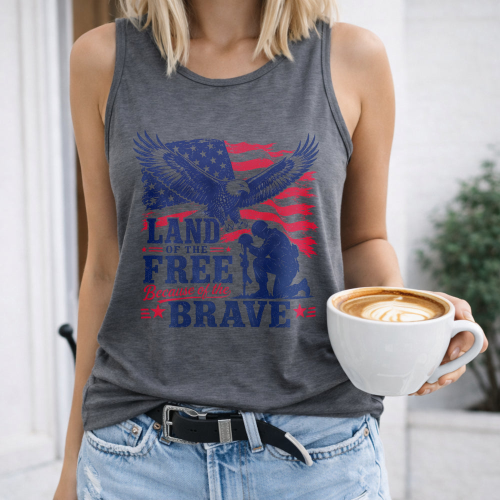 Patriotic Eagle USA Women's Tank Top