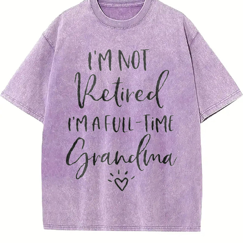 I'm Not Retired I'm A Full Time Grandma Vintage Washed product image 6