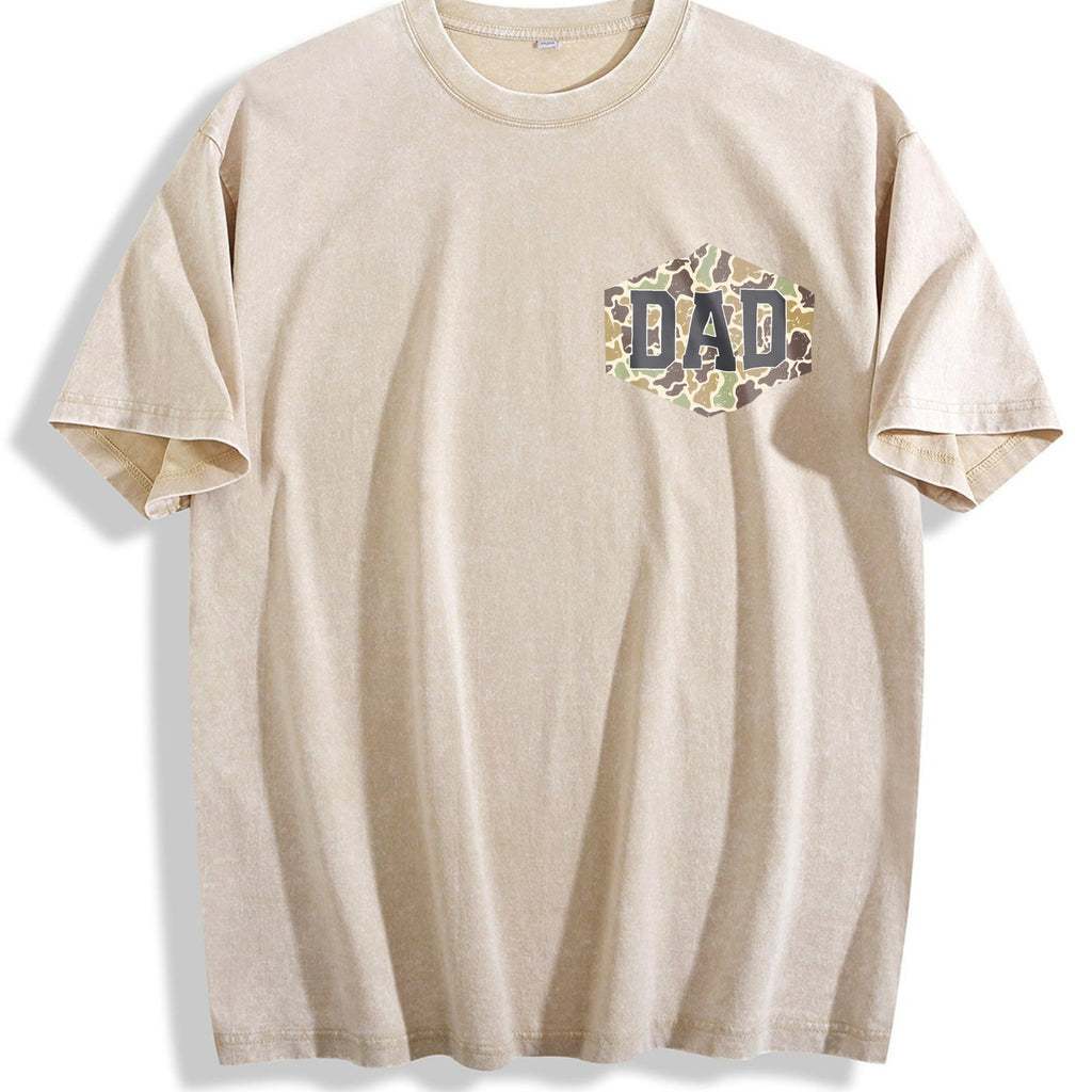 Camouflage Dad Vintage Washed T-Shirt product image 1