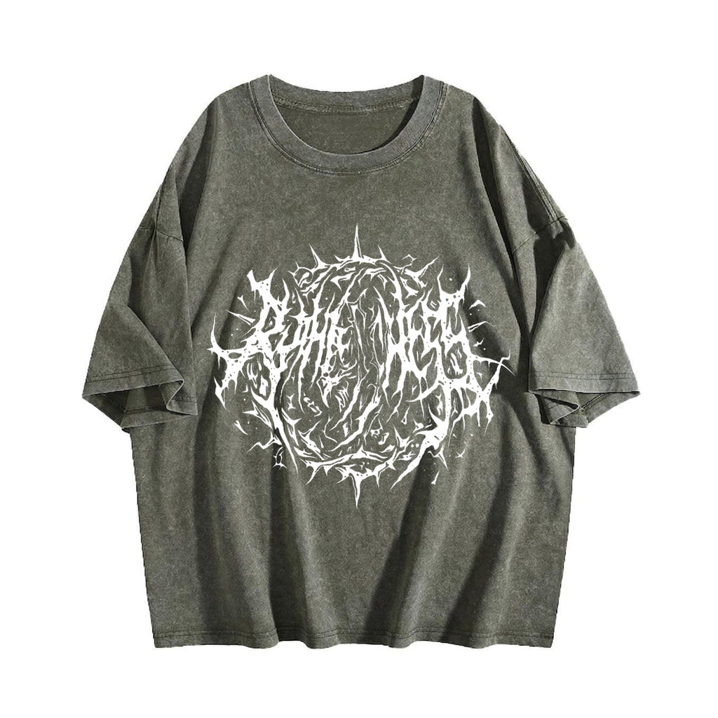 Death Metal Skull Y2K Boxy Aesthetic Summer Vibes Vintage product image 4