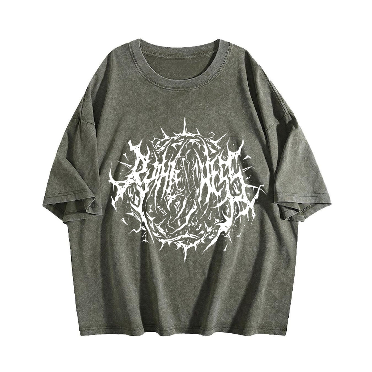 Death Metal Skull Y2K Boxy Aesthetic Summer Vibes Vintage product image 4