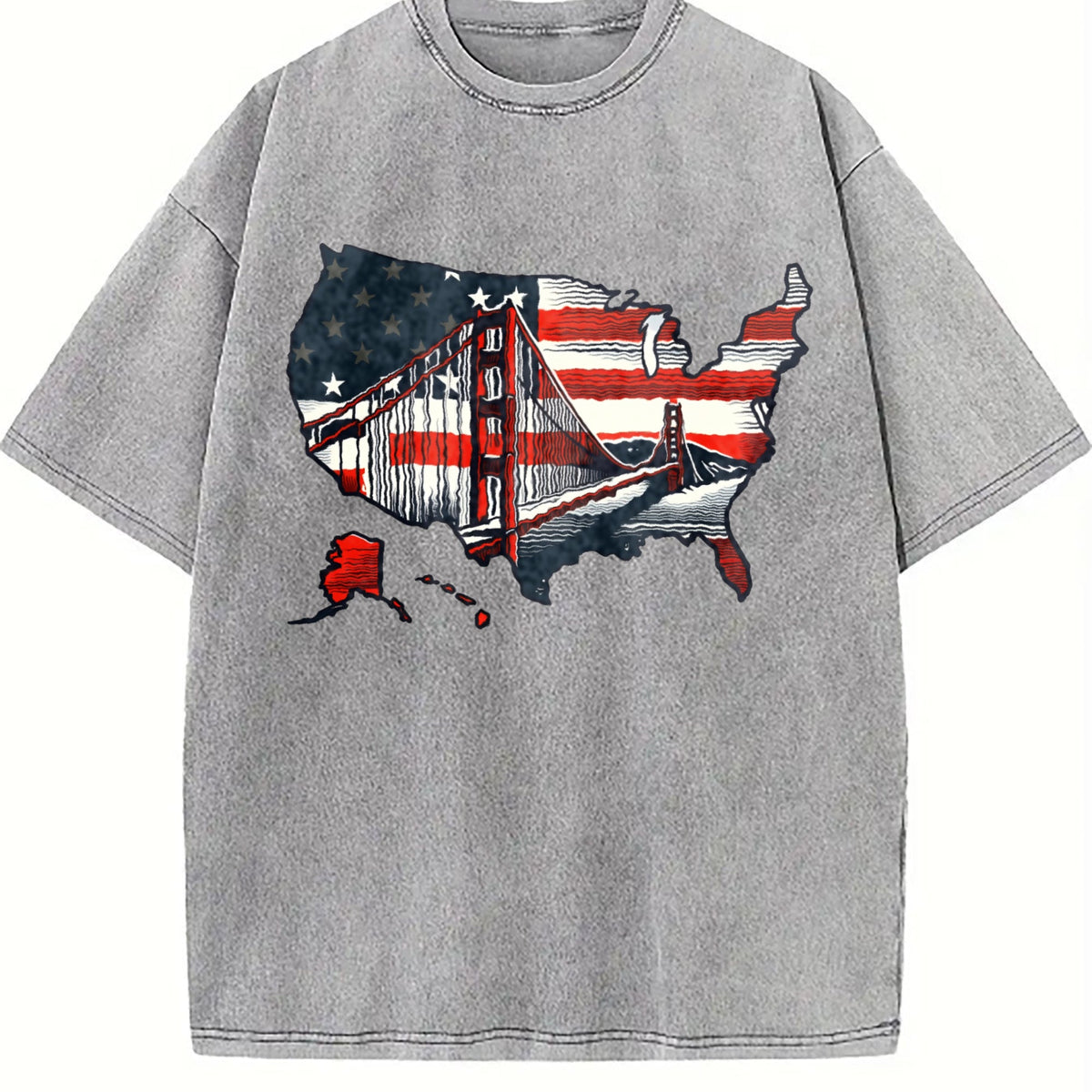 Global Soccer Fan Vintage Washed T-Shirt product image 5