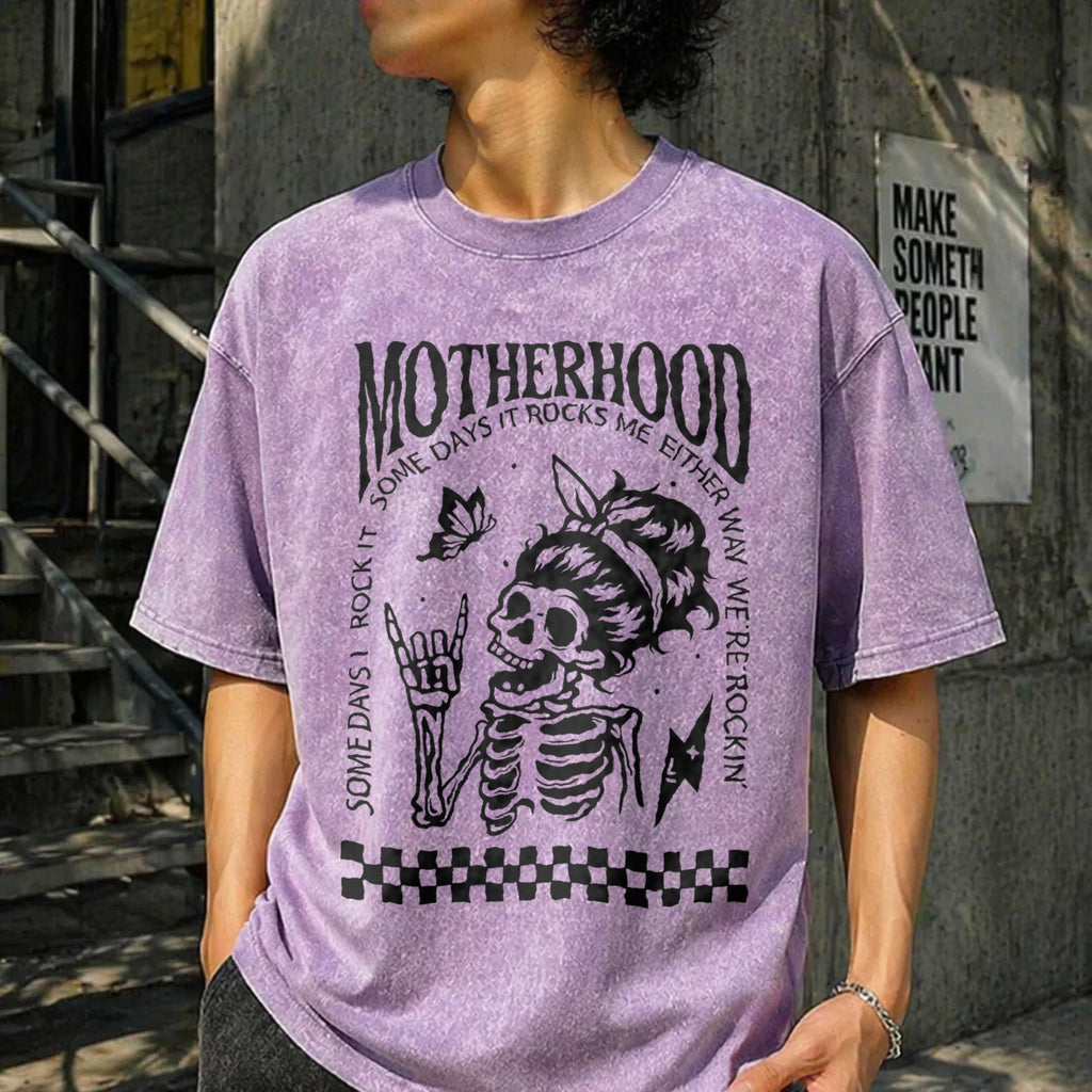 Motherhood: Sometimes I Rock It Vintage Washed T-Shirt product image 13