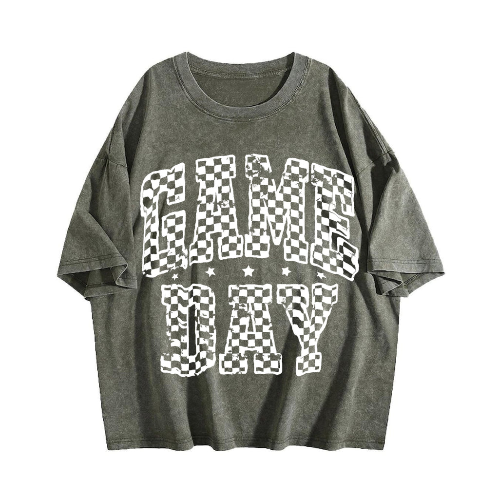 Checkered Game Day With Baseball Vibes Sports Mom Vintage product image 4