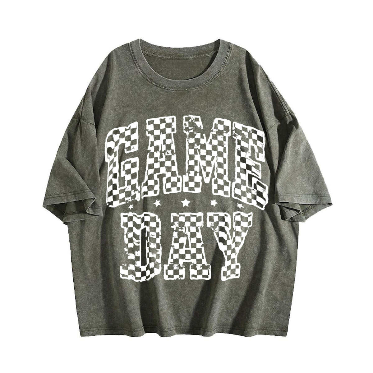 Checkered Game Day With Baseball Vibes Sports Mom Vintage product image 4
