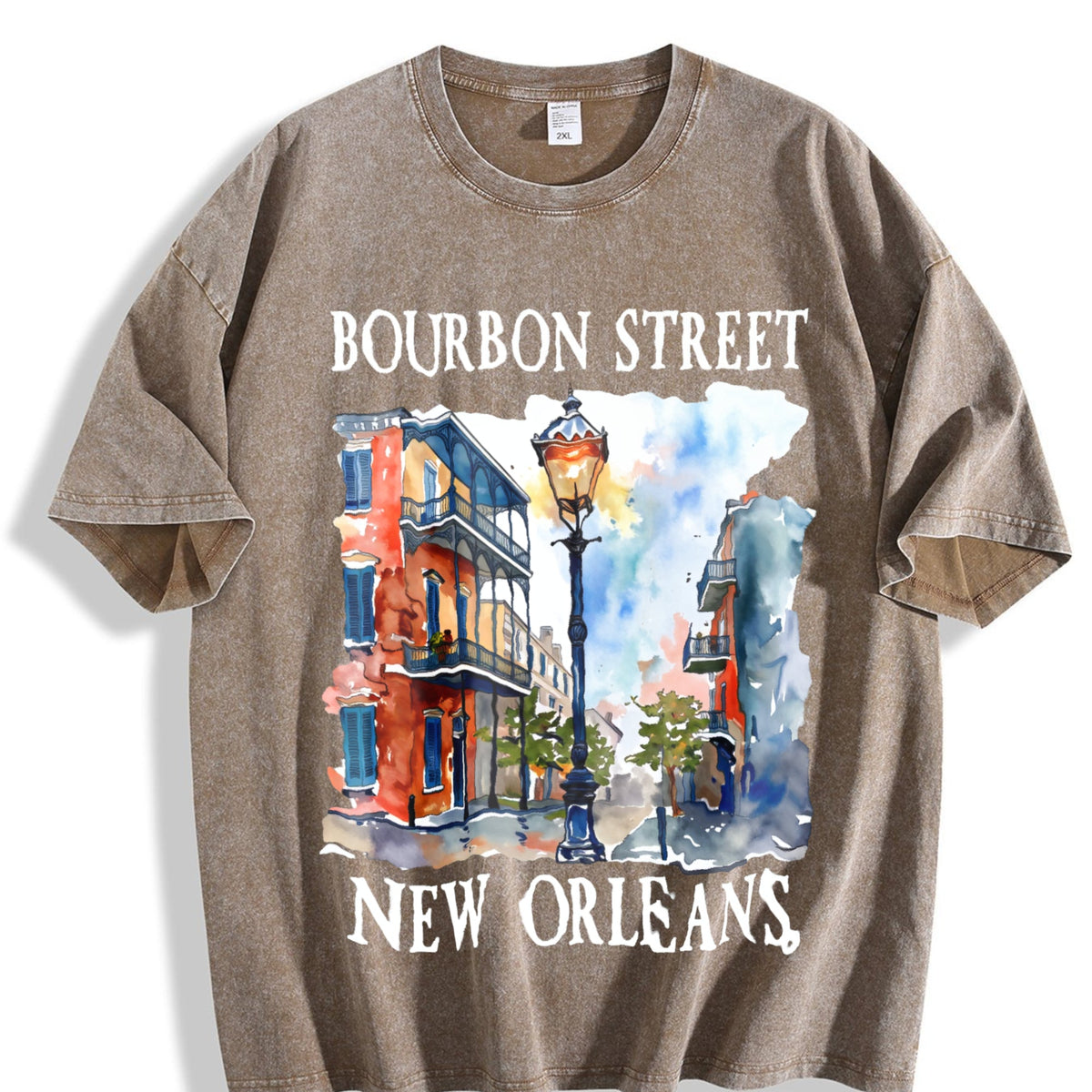 Bourbon New Orleans Vintage Washed T-Shirt product image 3