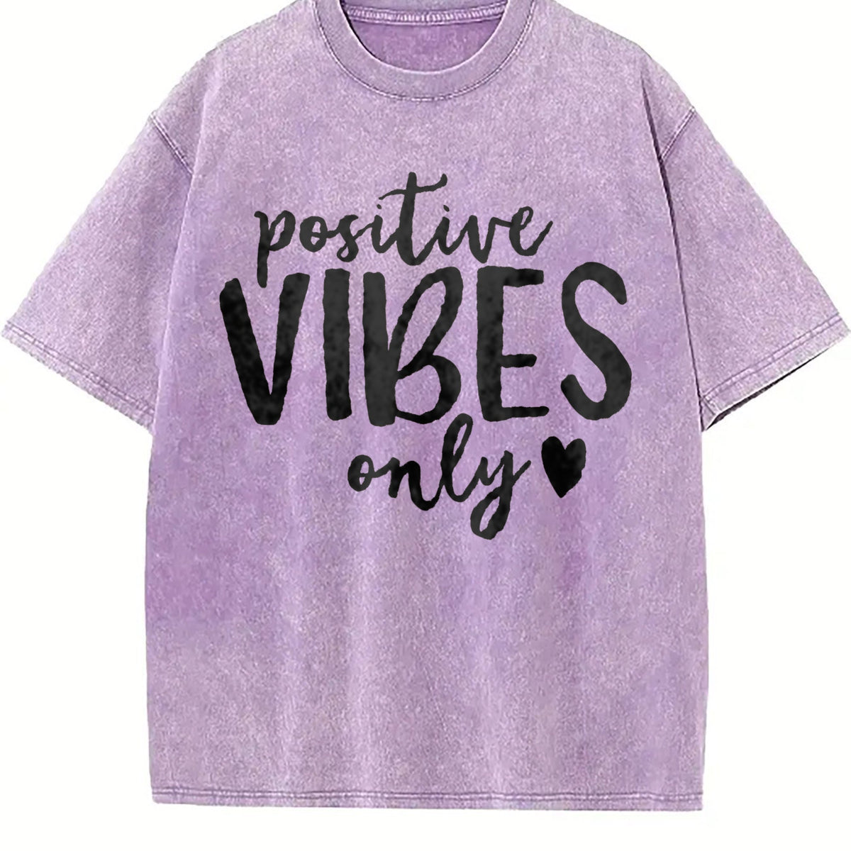 Positive Vibes Only Good Vintage Washed T-Shirt product image 6