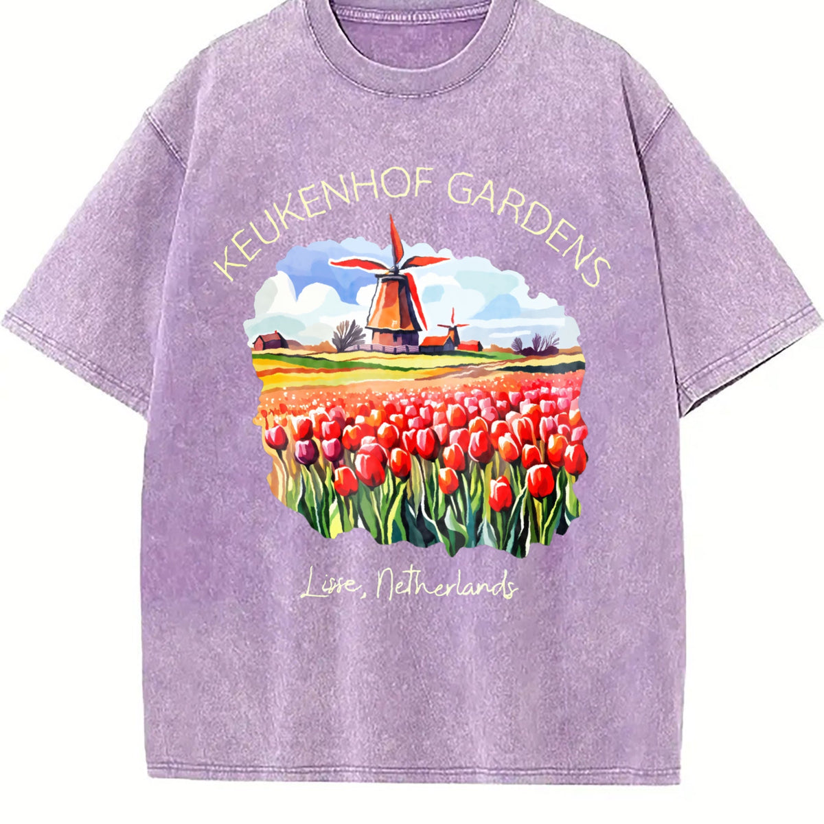 Lisse Netherlands Vintage Washed T-Shirt product image 6