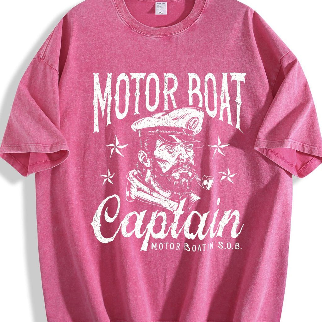 Funny Motor Boat Captain Sarcastic Sailor Novelty Vintage product image 7