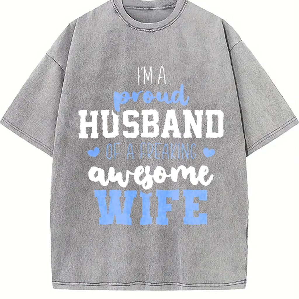 Funny Daughter Wife Slogan Vintage Washed T-Shirt product image 5