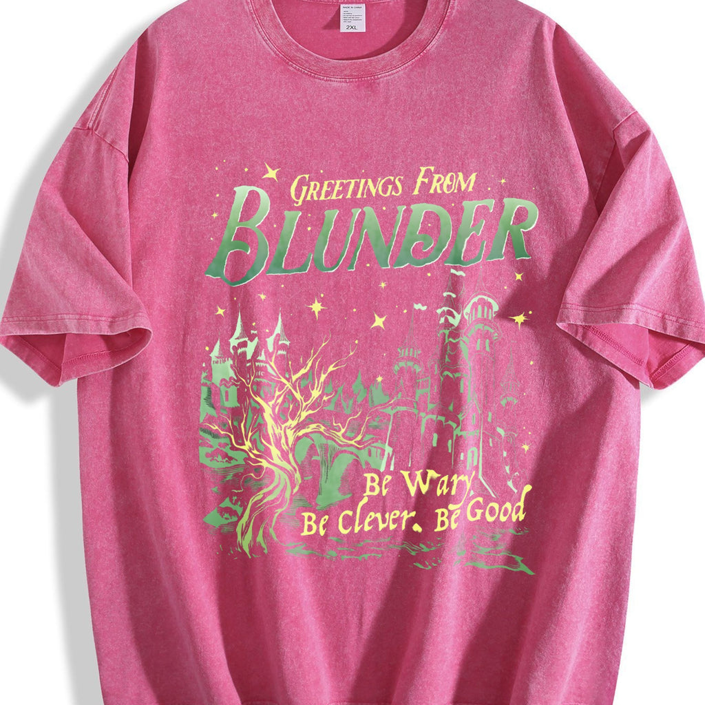 Greetings from Blunder Castle Vintage Washed T-Shirt product image 7