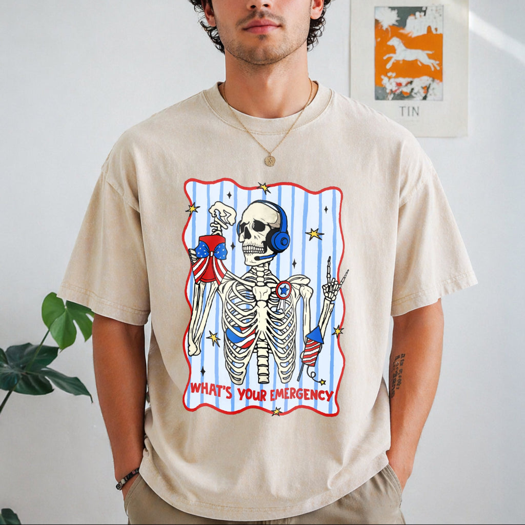 Dispatcher 4th Of July Vintage Washed T-Shirt product image 8