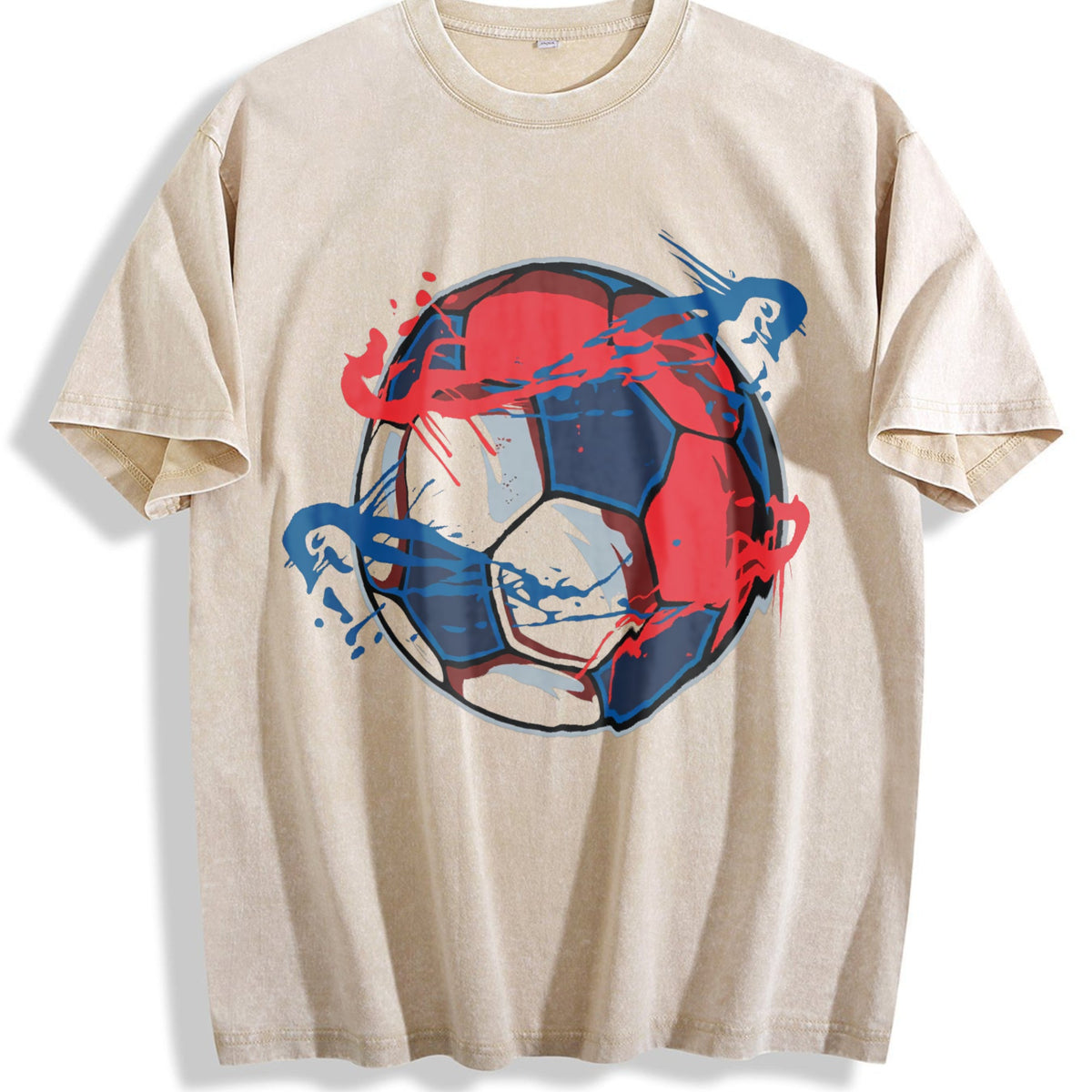 Global Soccer Fan Vintage Washed T-Shirt product image 1