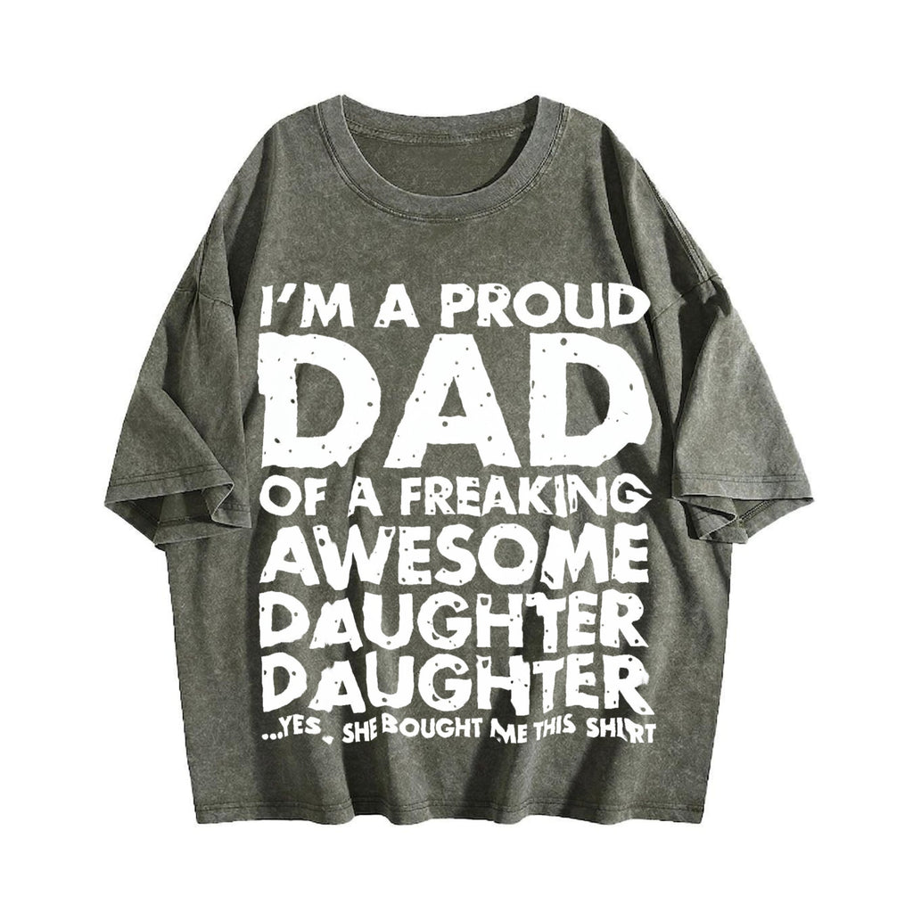 100 Proud Dad Of Freaking Awesome Daughter Father's Day product image 4