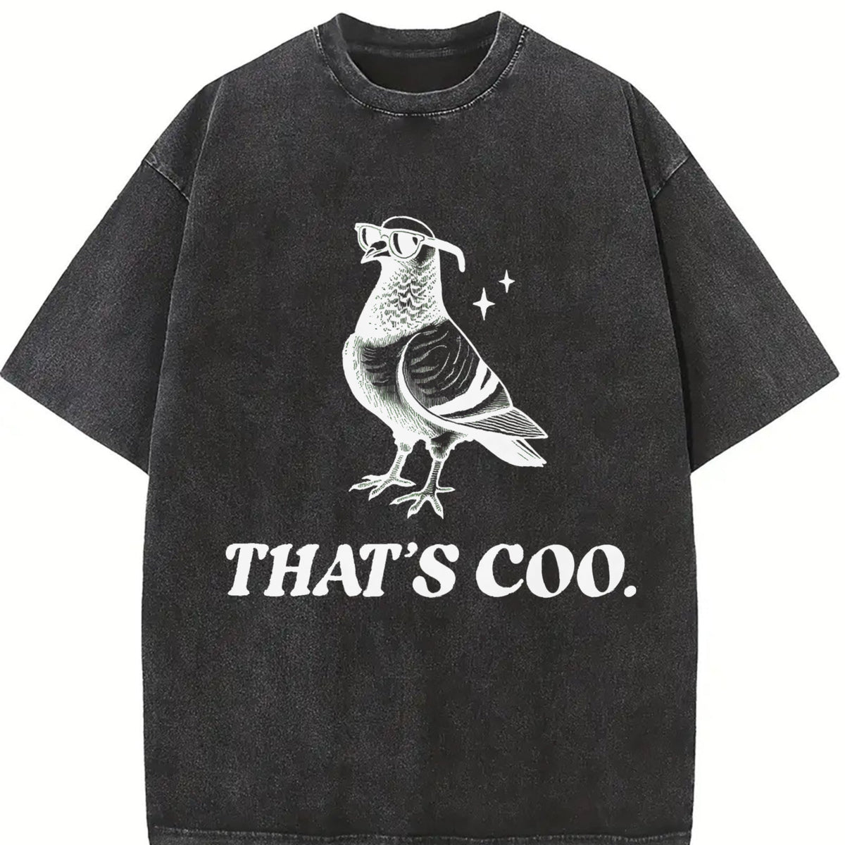 Funny Pigeon Puns 90s Vintage Washed T-Shirt product image 2