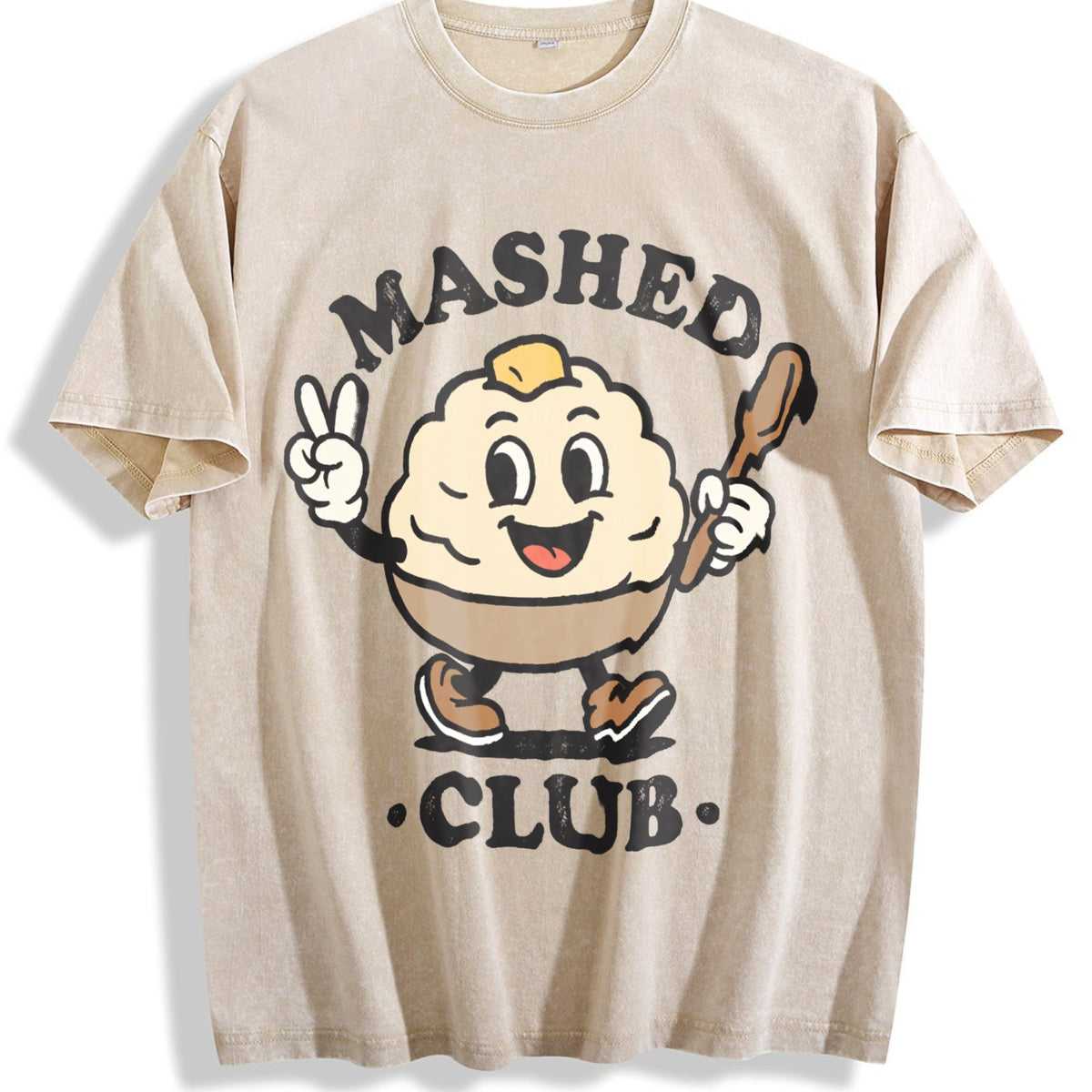 Mashed Potatoes Club : Funny Potato Mascot Vintage Washed product image 1
