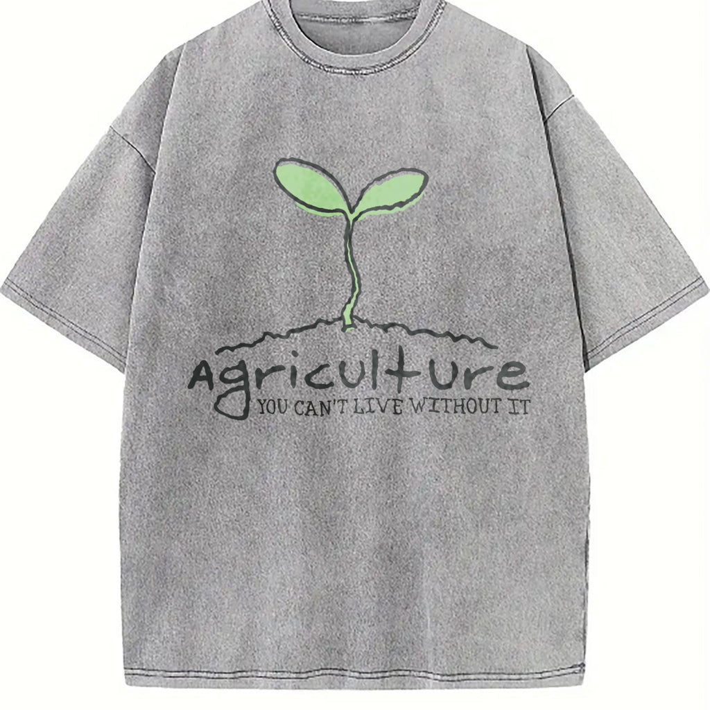 Agriculture You Can't Live Without It Vintage Washed T-Shirt product image 5