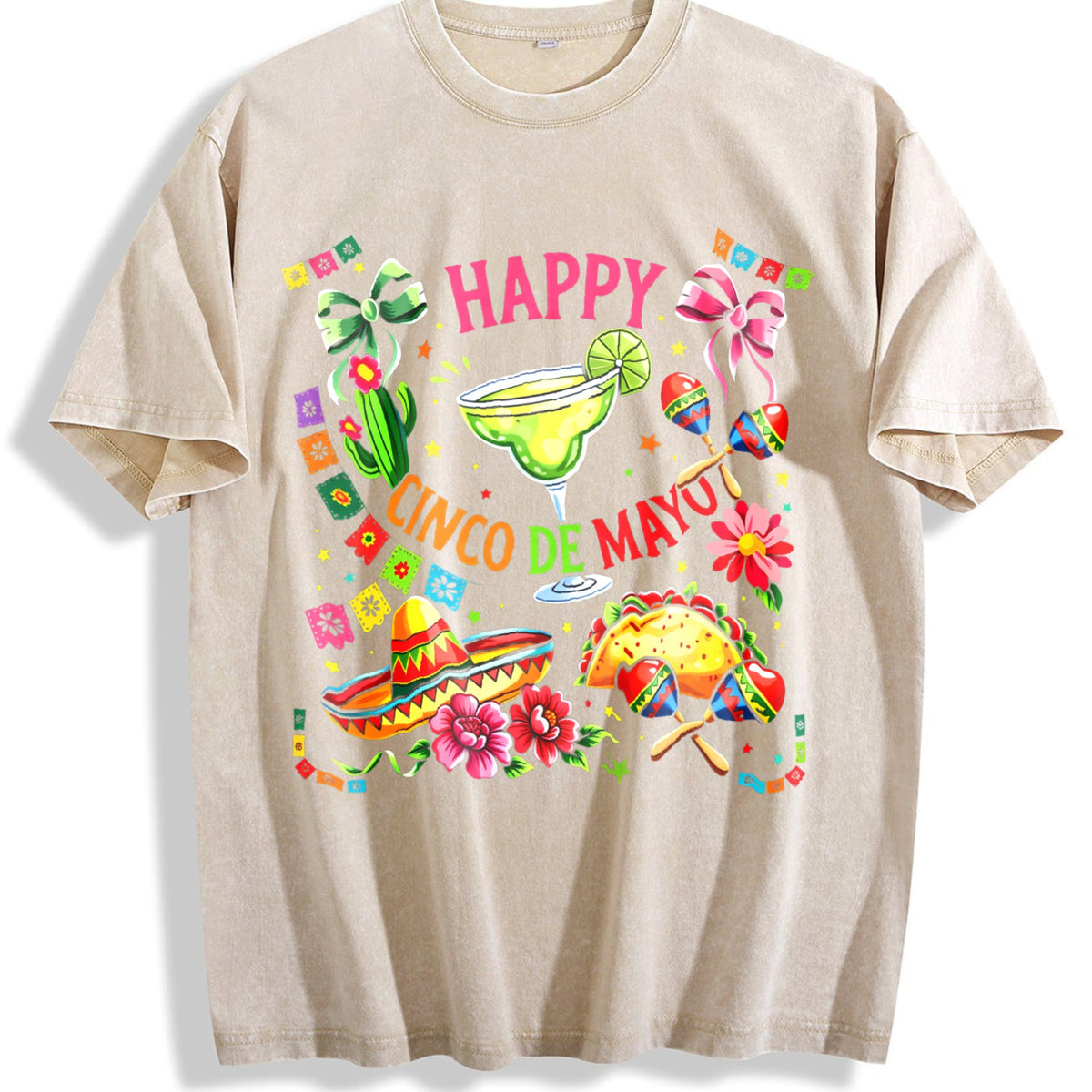 Cinco De Mayo Y2K 100 Boxy Aesthetic Summer Vibes Vintage product image 1