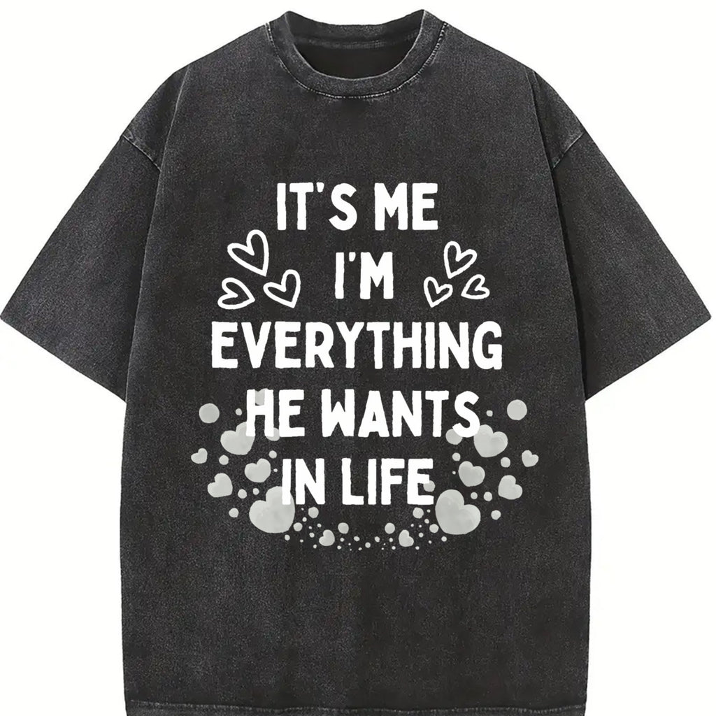 It's Me I'm Everything He Wants in Life Vintage Washed product image 2